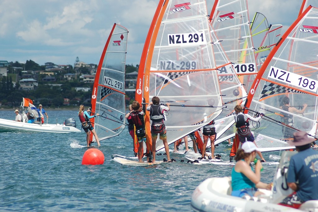 pre start - Techno Windsurfing Nationals photo copyright Brian Haybittle taken at  and featuring the  class