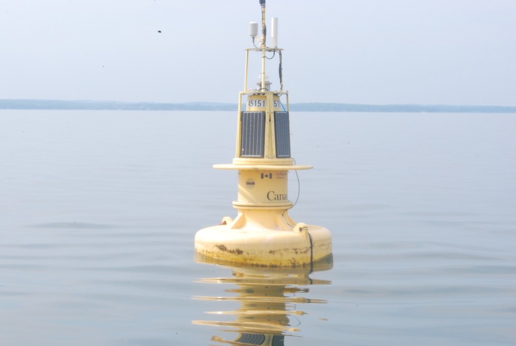 Weather bouy on Lake Simcoe photo copyright John Rozema taken at  and featuring the  class