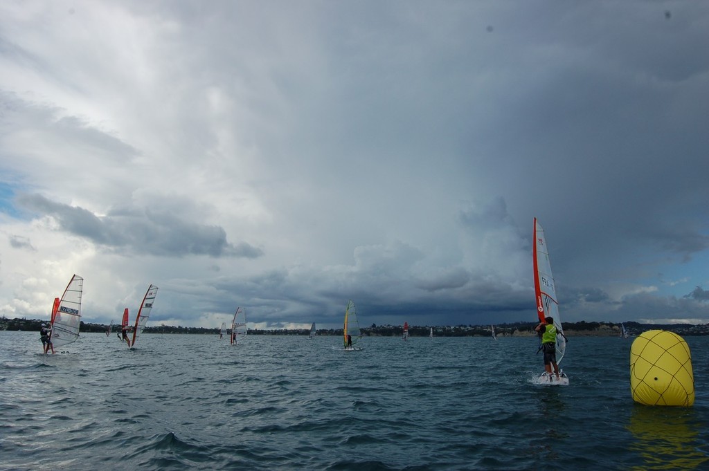 Raced under big thunder clouds - Day one Techno Nats photo copyright Brian Haybittle taken at  and featuring the  class