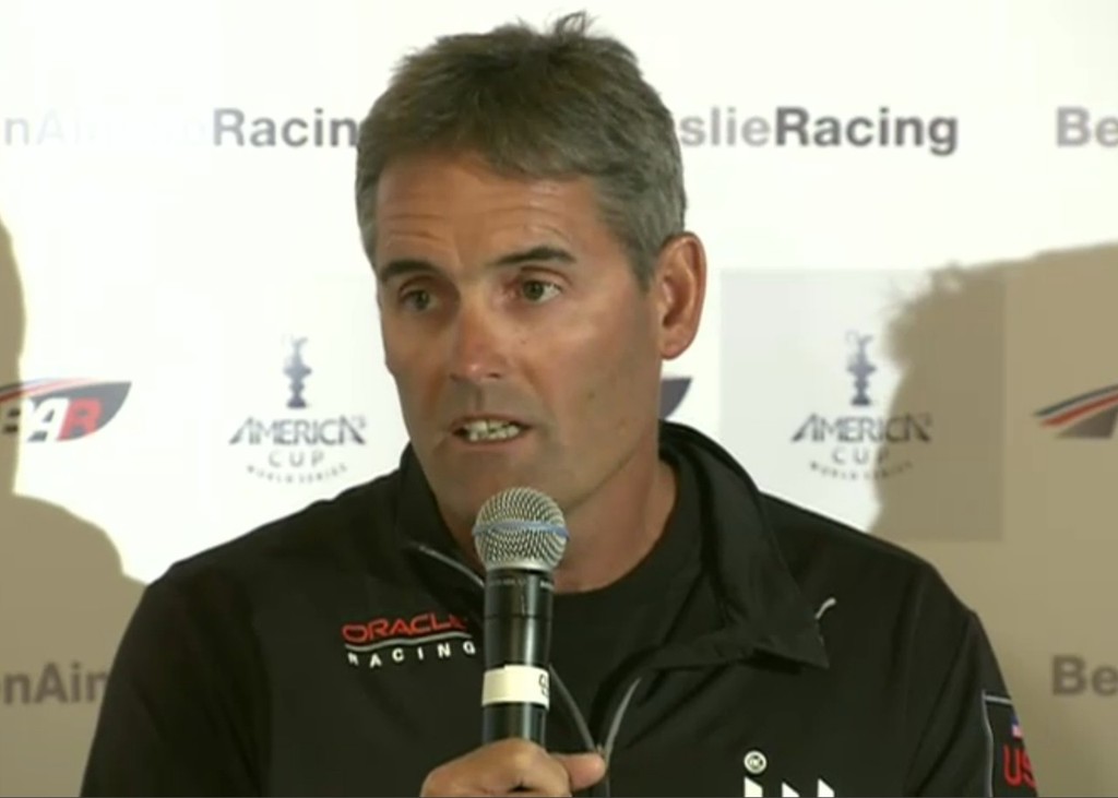 Russell Coutts, CEO of Oracle Racing at the launch of Ben Ainslie Racing photo copyright SW taken at  and featuring the  class