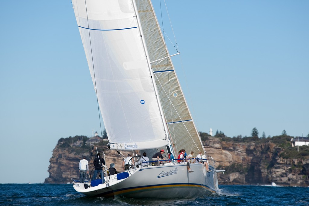 Brindabella took line honours in light air - Port Hacking Race 2011-12 photo copyright David Brogan www.sailpix.com.au taken at  and featuring the  class