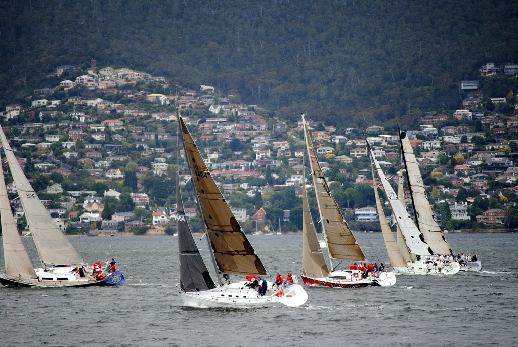 The result of Group 1 in pursuit of Cougar II in the Long Race - Hobart Combined Clubs Long Race series photo copyright  Andrea Francolini Photography http://www.afrancolini.com/ taken at  and featuring the  class