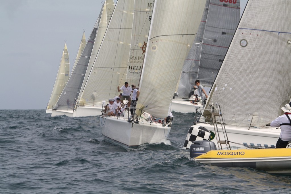 The start of race two - Sydney 38 Nationals 2012 photo copyright Damian Devine taken at  and featuring the  class