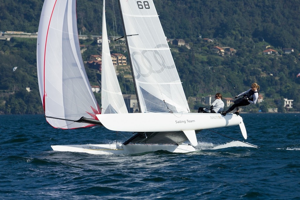Olympic Mixed Multihull Evaluation Santander photo copyright Team Gaebler taken at  and featuring the  class