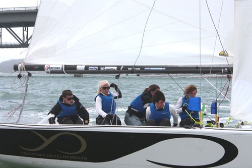 Manoeuvring off the breakwater © BBYC Youth Match Racing