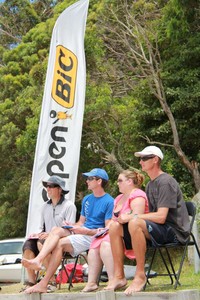 The freestyle judges hard at work scoring the freestyle - 2011/12 NSW O'pen Cup (PSSAC, Port Stephens) photo copyright Bevan McKavanagh taken at  and featuring the  class