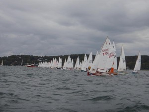 Little boats, big start photo copyright Rhys Llewellyn taken at  and featuring the  class