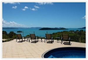 Sunset Point boasts one of the best views on the island... Great for watching the Yachts sail by & entertaining!  - Hamilton Island Audi Race Week 2012 photo copyright Kristie Kaighin http://www.whitsundayholidays.com.au taken at  and featuring the  class