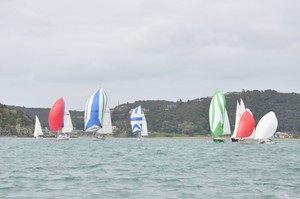 Colourful start - 45th annual Waitangi to Whangaroa yacht race photo copyright Wayne Henderson taken at  and featuring the  class