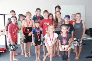 The kids (and Ollie) from PSSAC. - 2011/12 NSW O'pen Cup (PSSAC, Port Stephens) photo copyright Bevan McKavanagh taken at  and featuring the  class