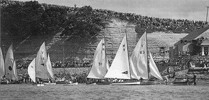 1939 regatta scene - .. supplied photo copyright Australian 18 Footers League http://www.18footers.com.au taken at  and featuring the  class