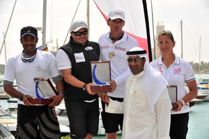 Awards for Ras Al Khaimah inport racing - Sailing Arabia - The Tour 2012 photo copyright OmanSail  taken at  and featuring the  class