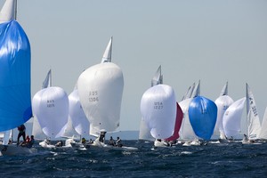 Etchells Worlds 2012 Fleet photo copyright  Andrea Francolini Photography http://www.afrancolini.com/ taken at  and featuring the  class