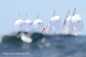 Fleet - Etchells Worlds 2012 photo copyright Ingrid Abery http://www.ingridabery.com taken at  and featuring the  class
