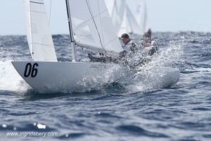 Etchells World Championship Sydney Australia 2012. Cameron Miles skippering The Hole Way photo copyright Ingrid Abery http://www.ingridabery.com taken at  and featuring the  class