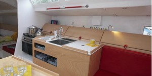 Pogo 12.5 galley photo copyright  SW taken at  and featuring the  class