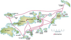 de Caribbean Regatta route photo copyright  SW taken at  and featuring the  class
