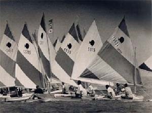 Sunfish Sailing on Lake Michigan Summer of 1963 photo copyright SW taken at  and featuring the  class
