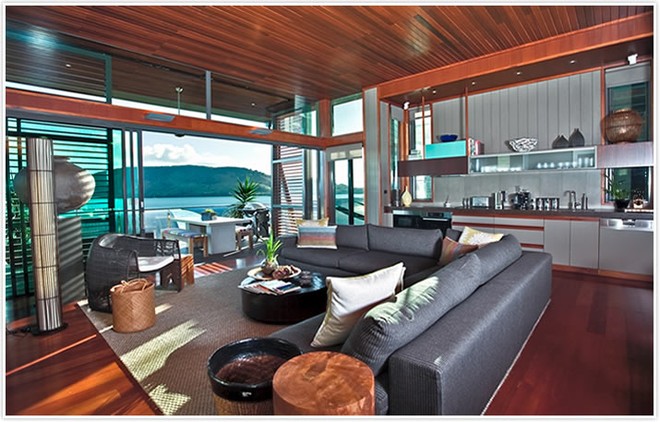 The Yacht Club Villas are a very popular choice for the Hamilton Island Race week. These 4 bedroom villa’s are in an exclusive gated community right next to the Yacht Club © Kristie Kaighin http://www.whitsundayholidays.com.au