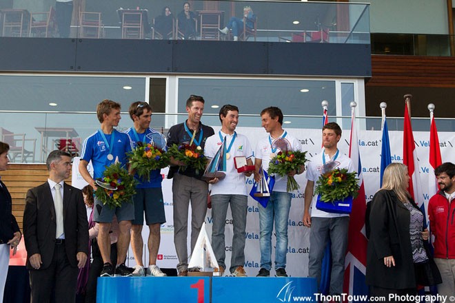 470 World Championships 2012 Prizegiving © Thom Touw http://www.thomtouw.com