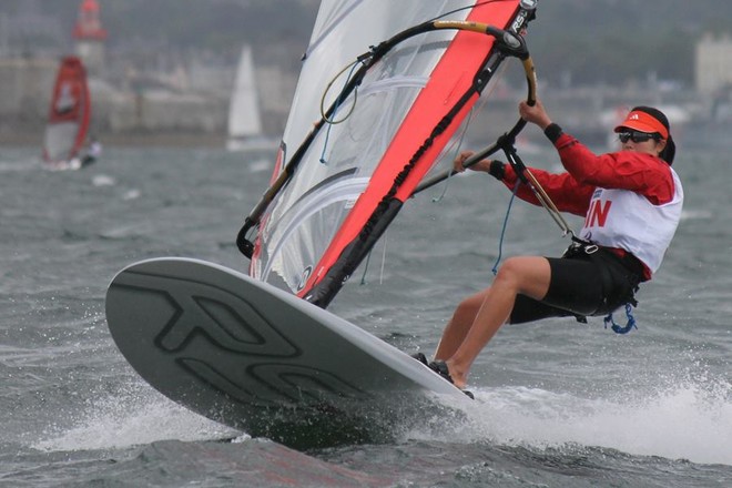 RS:X - Day 2 Four Star Pizza ISAF Youth Sailing World Championship © ISAF Youth Worlds http://www.isafyouthworlds.com