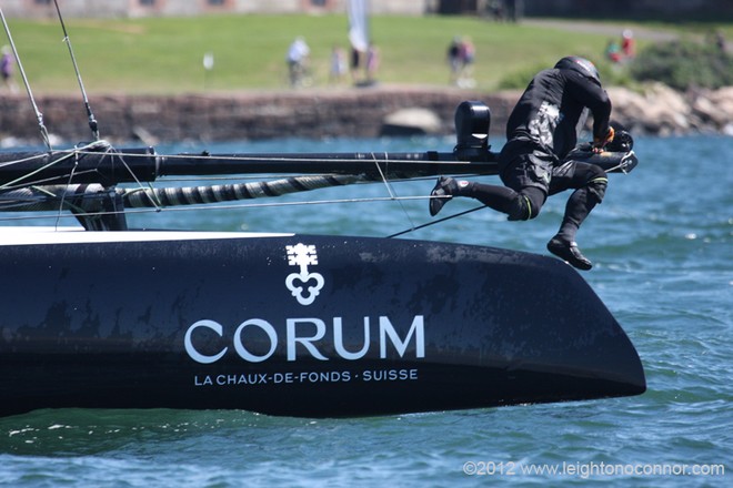 America’s Cup World Series Training Day in Newport, RI © Leighton O'Connor http://www.leightonphoto.com/