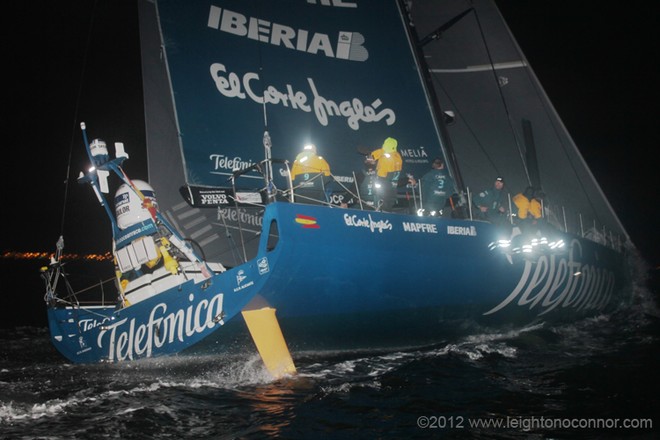 Telefonica - Volvo Ocean Race finish in Galway © Leighton O'Connor http://www.leightonphoto.com/