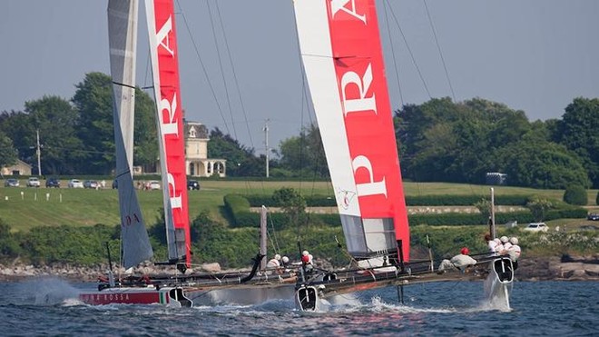 First day of training in Newport. ACWS  © ACEA - Photo Gilles Martin-Raget http://photo.americascup.com/