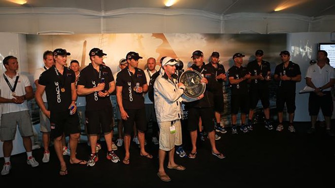 America’s Cup World Series 2011-12 winner Oracle Team USA © ACEA - Photo Gilles Martin-Raget http://photo.americascup.com/