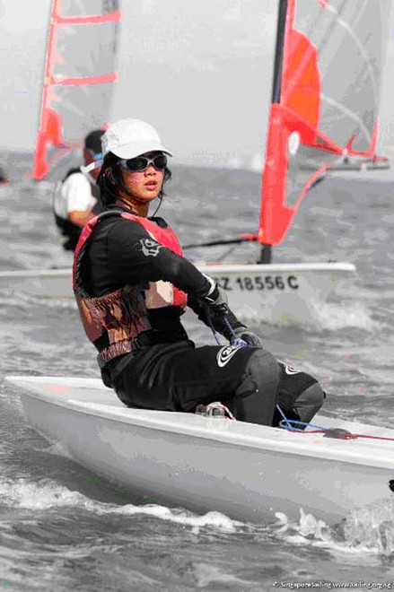 Airiel Ruth Ho SIN, 2009 CII Asian Women’s Champion and also top female eligible for the YOG © Singapore Sailing