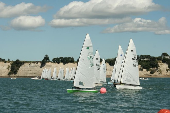 Start Race 1 - 2012 OK Interdominions and NZ Nationals, Wakatere BC April 2012 © NZ OK Dinghy Assoc