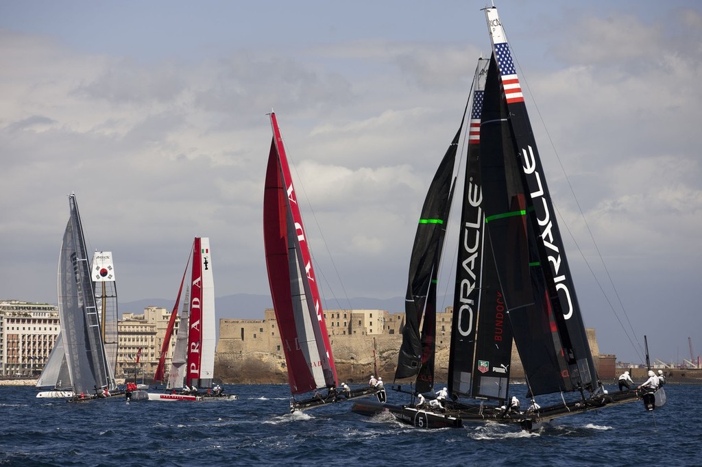 Race day 2 - America’s Cup World Series Naples 2012 © ACEA - Photo Gilles Martin-Raget http://photo.americascup.com/