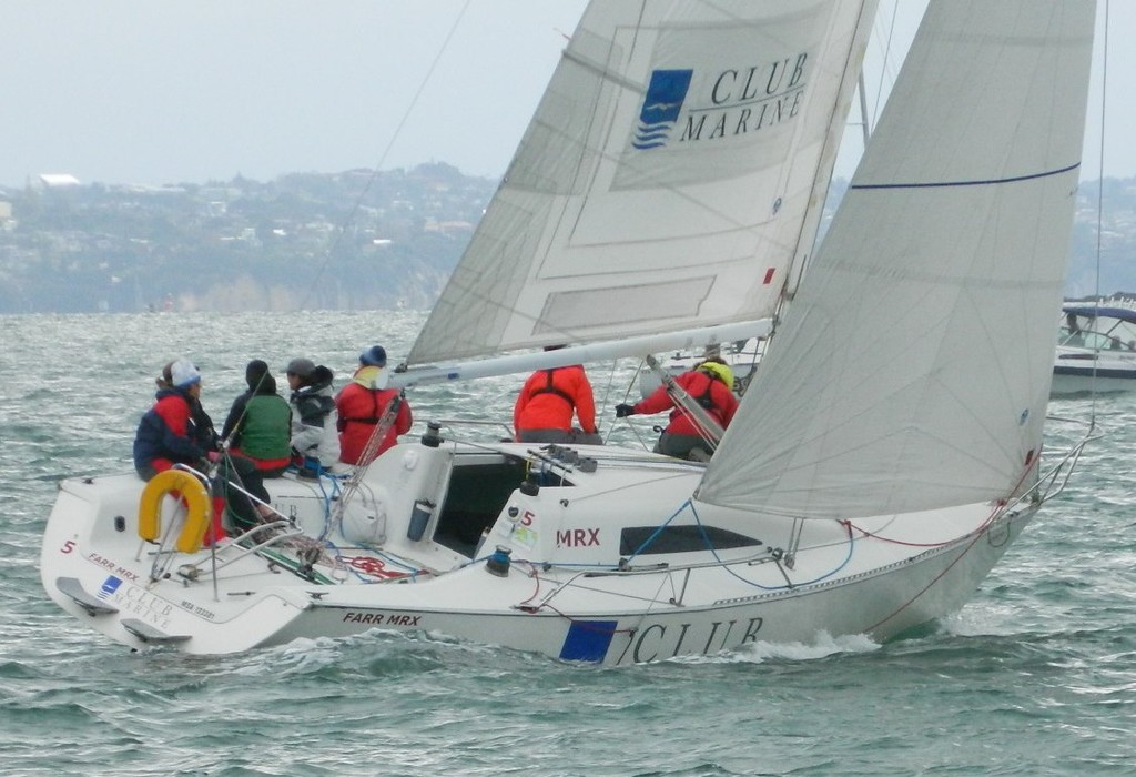 It was baptism by fire for first timer Rhonda Ritchie's crew from Tauranga. - Baltic Lifejackets 2012 NZ Women's Keelboat Championships photo copyright Tom Macky taken at  and featuring the  class