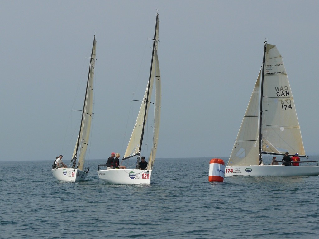 Melges at the Windward Mark - Toronto & Area Hospice Regatta (TAHR) photo copyright Dave McGuire taken at  and featuring the  class