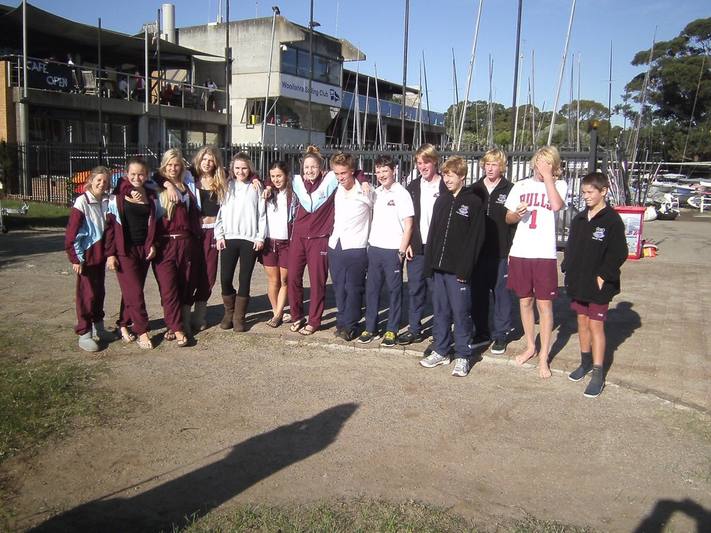 Brigidine and Pittwater Team photo copyright S Walters taken at  and featuring the  class
