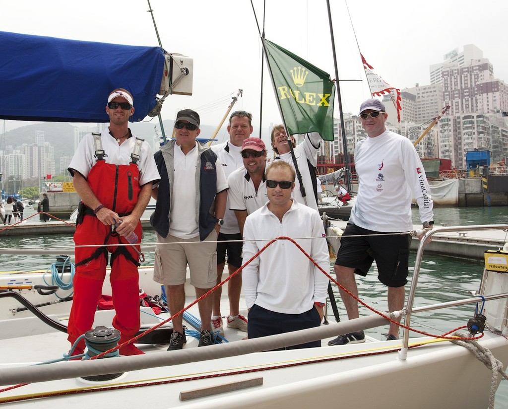 Rolex China Sea Race 2012 - Zanzibar crew, ready to rumble photo copyright  RHKYC/Guy Nowell http://www.guynowell.com/ taken at  and featuring the  class
