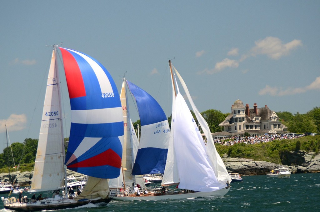 'Dorade' sets her chute as the 48th Newport Bermuda Race got underway with the first spinnaker start since 2002. There were 166 boats in 17 classes and 6 divisions. Credit Talbot Wilson photo copyright Talbot Wilson taken at  and featuring the  class
