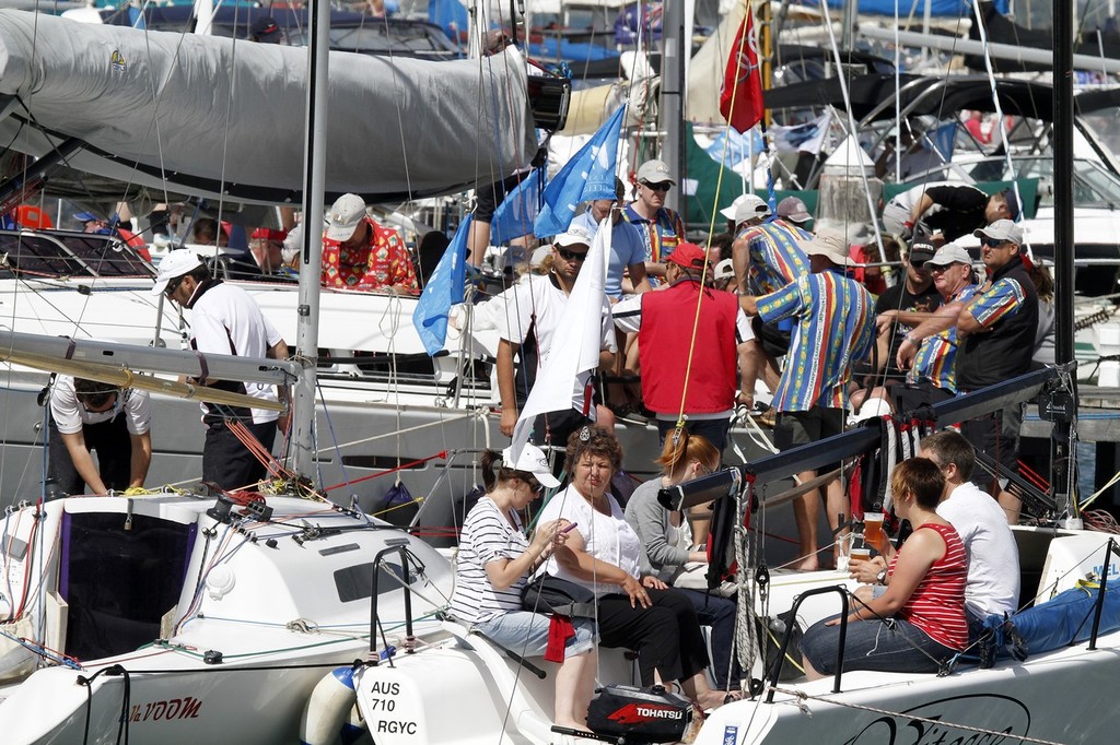 Post Race Debrief - Festival of Sails photo copyright Teri Dodds taken at  and featuring the  class