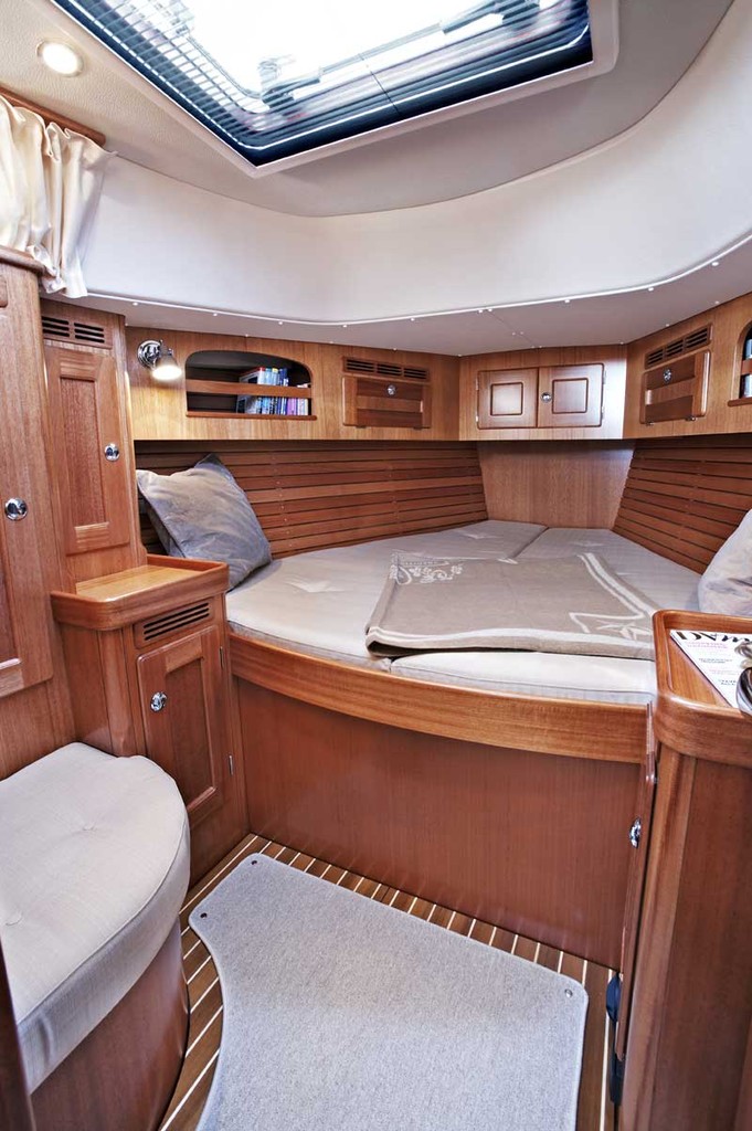 Hallberg-Rassy 372 forward cabin photo copyright  SW taken at  and featuring the  class