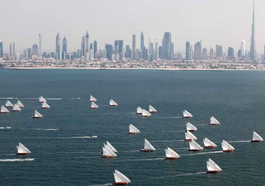 Al Gaffal traditional 60ft Dhow Sailing Race 2012 © DIMC