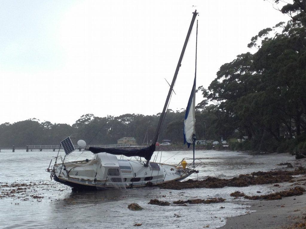 Storm Damage - NSW South Coast photo copyright Marine Rescue NSW http://www.marinerescuensw.com,.au taken at  and featuring the  class