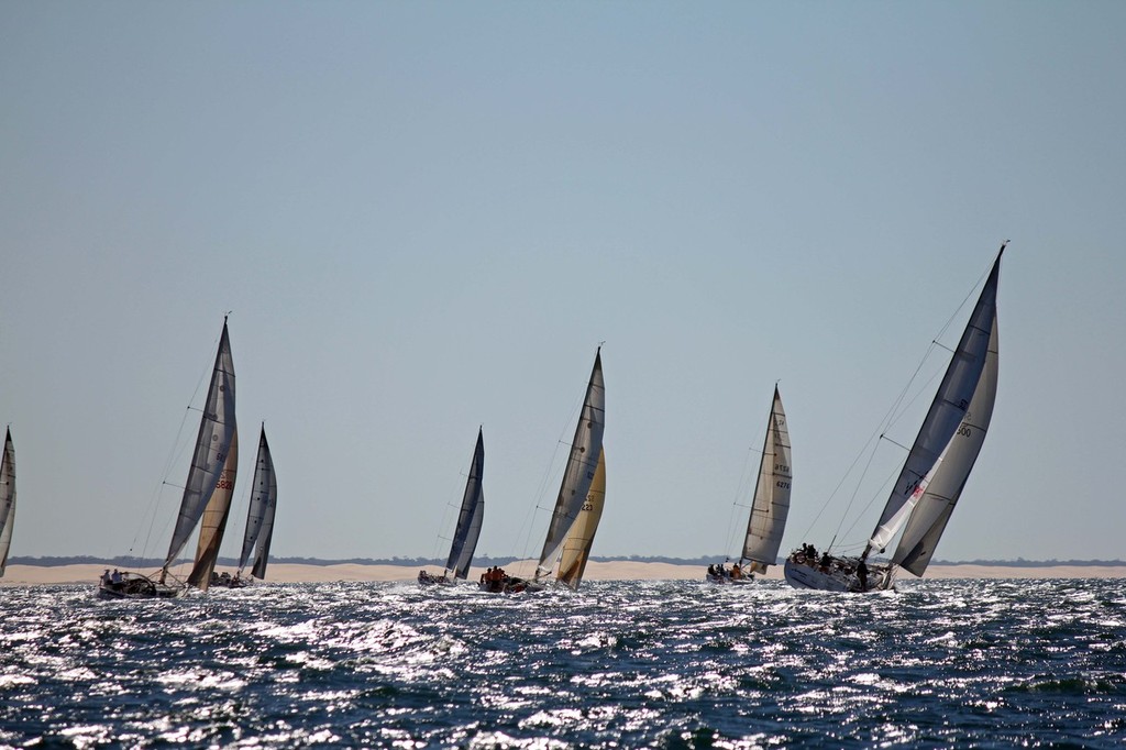 Newcastle to Port Stephens Race - image by Kaz Crump photo copyright Kaz Crump taken at  and featuring the  class