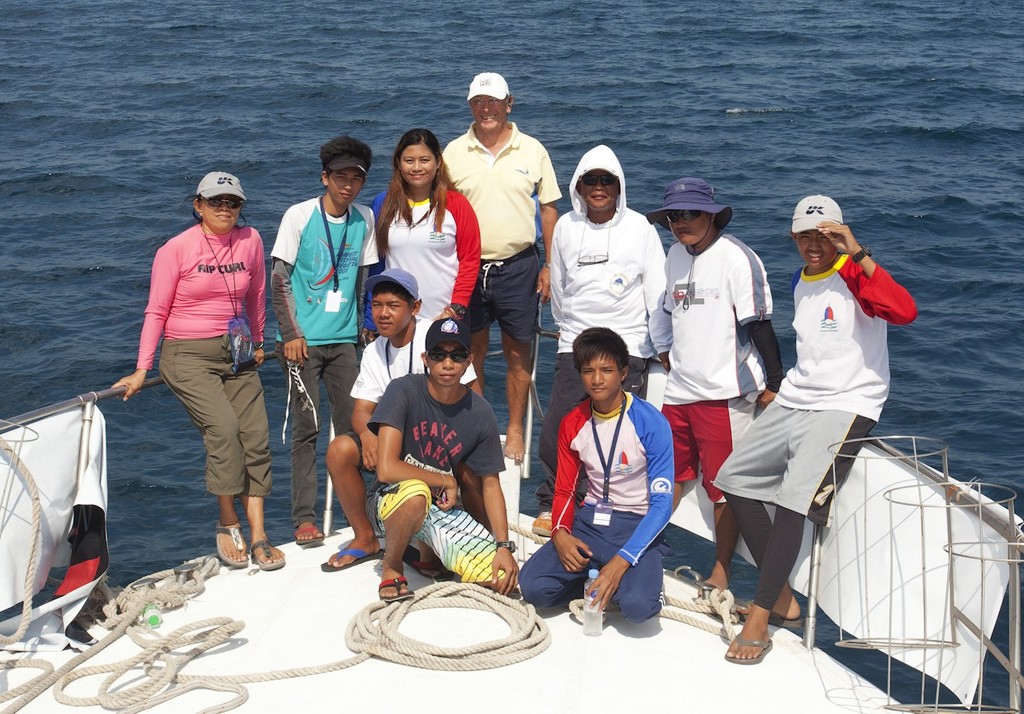 Philippines Commodore's Cup 2012 - Race Officer's team. Every one a gem. Thank you. photo copyright Guy Nowell http://www.guynowell.com taken at  and featuring the  class