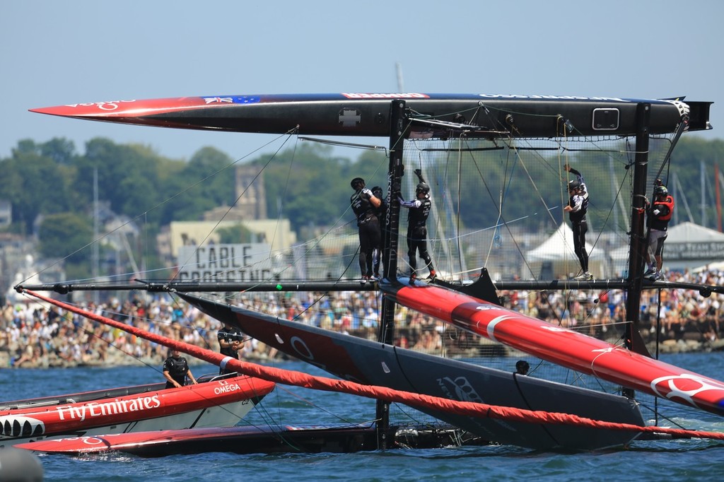 Race Day 1, America&rsquo;s Cup World Series, Newport RI photo copyright ACEA - Photo Gilles Martin-Raget http://photo.americascup.com/ taken at  and featuring the  class