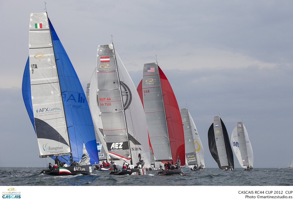 Fleet - Cascais RC44 Cup 2012 photo copyright MartinezStudio.es http://www.rc44.com taken at  and featuring the  class