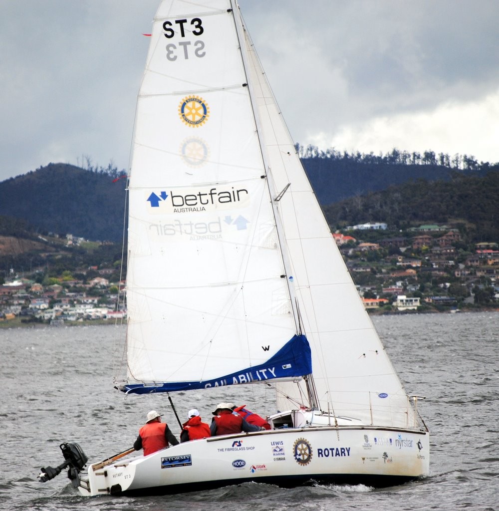 Rotary won todays Group 5 race on the Derwent - Combined Clubs Harbour Post-Christmas Race Series 2012 photo copyright Rob Cruse taken at  and featuring the  class