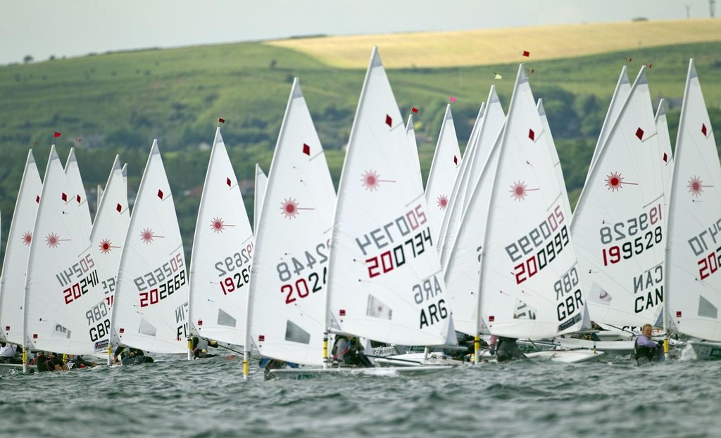 Laser Radial Fleet - Skandia Sail for Gold © onEdition http://www.onEdition.com