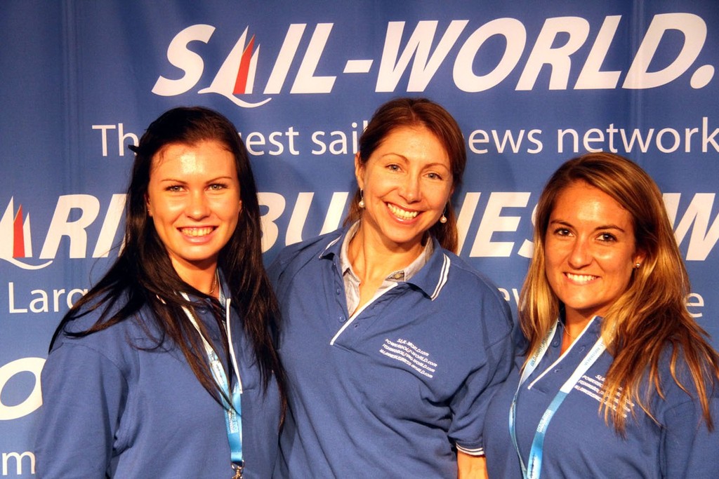 The best of the MarineBusiness-World Team at Sanctuary Covve Boat Show Rosalie  Taylor, Jeni Bone and Sarah Ruggiero photo copyright MarineBusiness-World.com . http://www.marinebusiness-world.com taken at  and featuring the  class