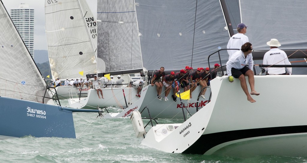 Top of the Gulf Regatta 2012 - IRC 1 start photo copyright Guy Nowell/Top of the Gulf taken at  and featuring the  class