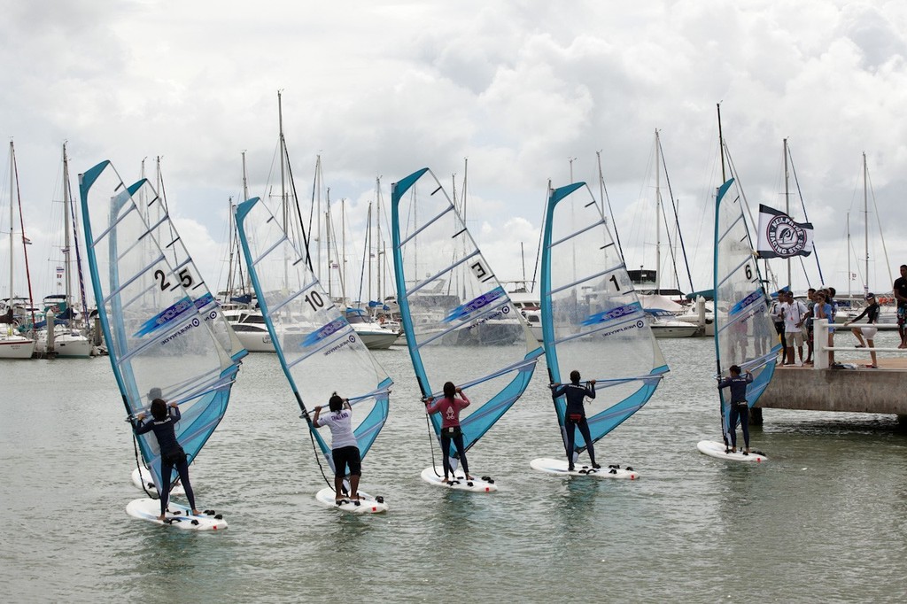 NeilPryde Racing Series - Top of the Gulf Regatta 2012. Three, two, one... © Guy Nowell/Top of the Gulf
